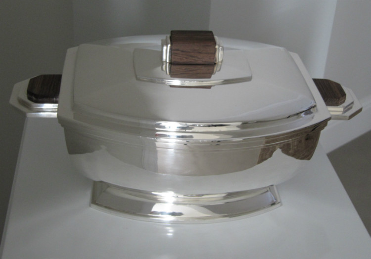 Art Deco Lided Center Dish