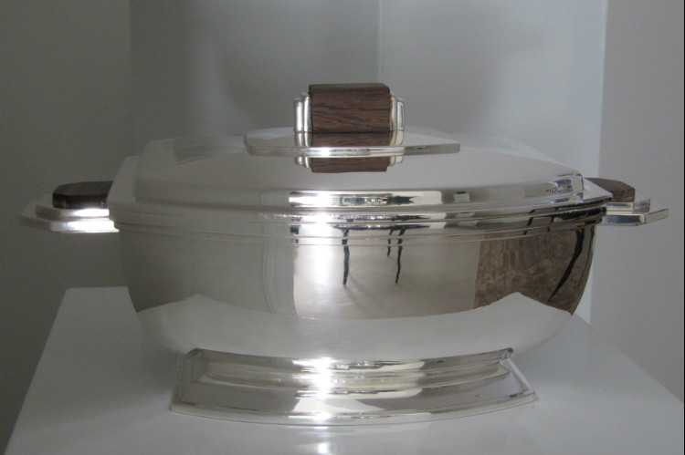 Art Deco Lided Center Dish