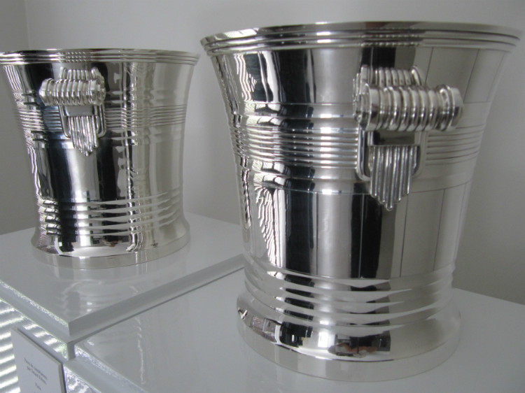 Rare art deco silver Champagne coolers