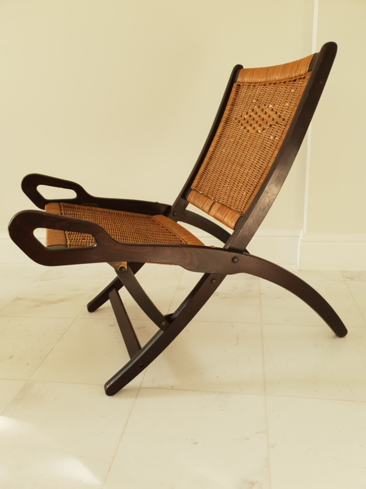 Gio Ponti Pair Folding Chairs